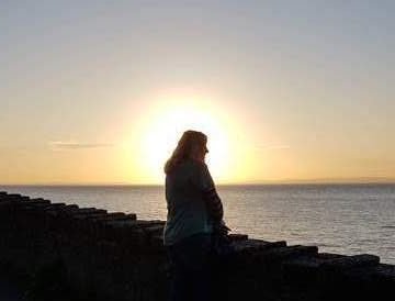 Judith at sunset being a wise woman